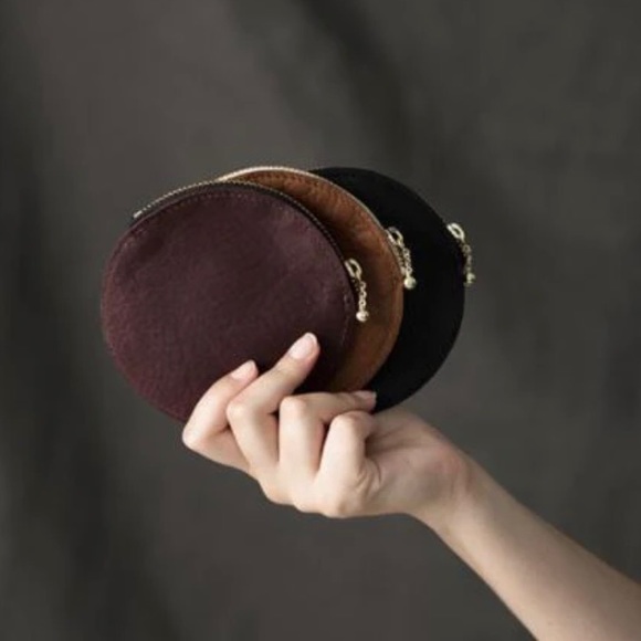 Erin Templeton 360 soft wallet zip up leather blush pink bnwot - Picture 6 of 6